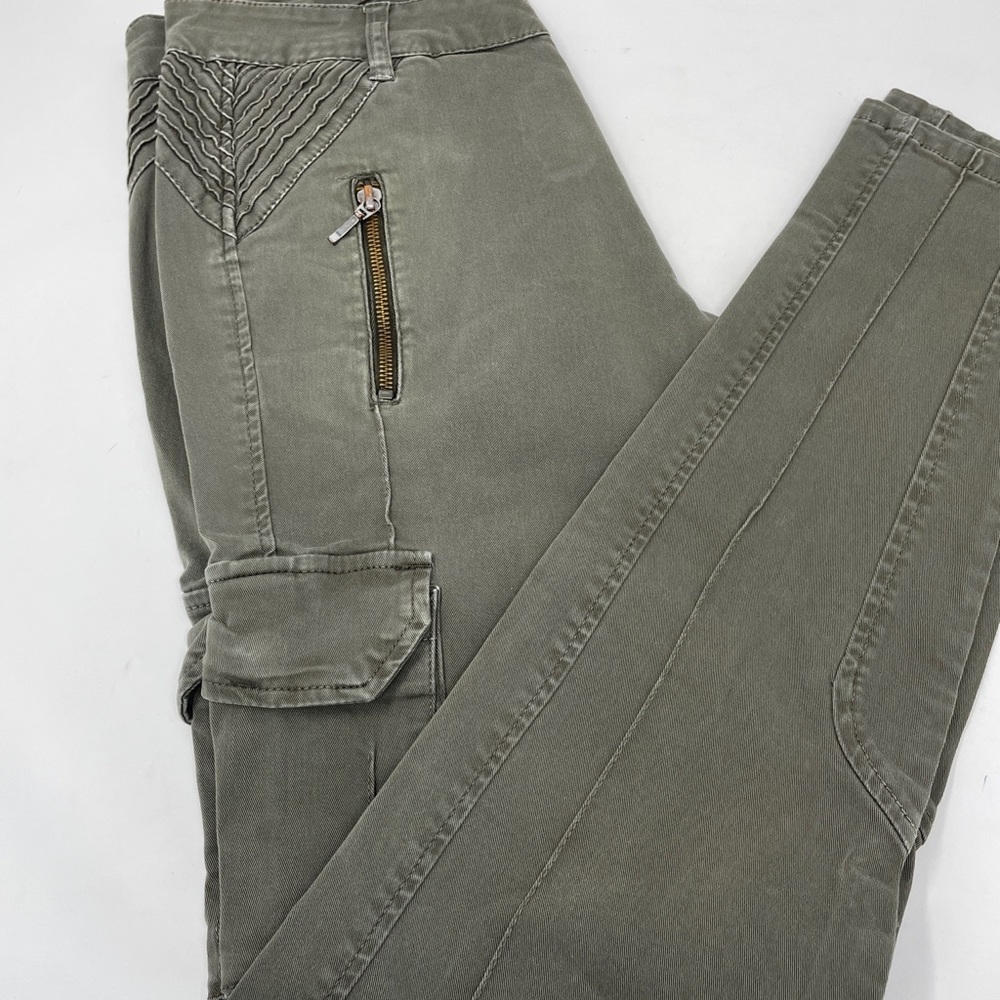 Zara slim fit jeans green size 6 - Picture 5 of 10